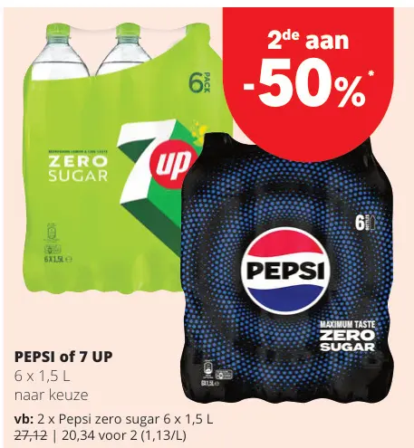 Promotie: Pepsi or 7 UP