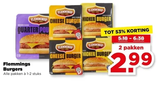 Aanbieding: Burgers