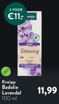 Aanbieding: Kneipp Badolie Lavendel - 100ml