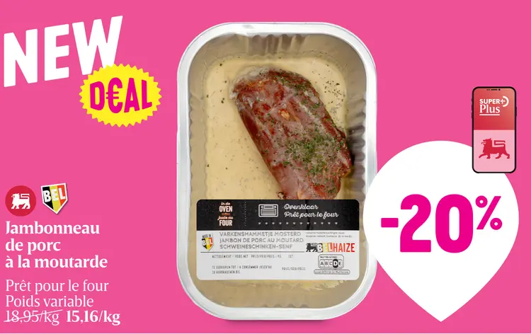 Offre: Jambonneau de porc à la moutarde
