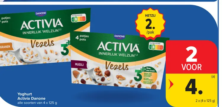 Promotie: Yoghurt Activia Danone