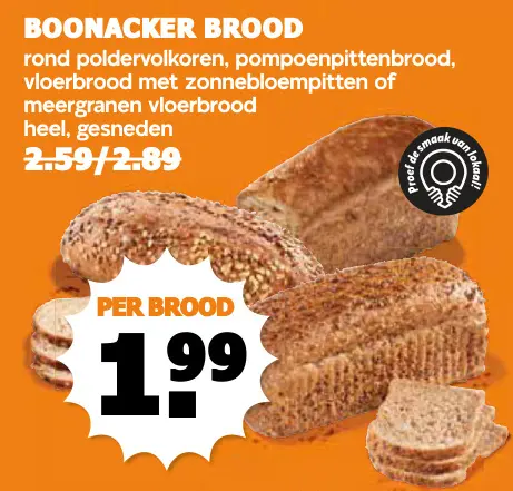 Aanbieding: Boonacker brood