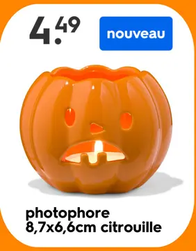 Offre: photophore citrouille