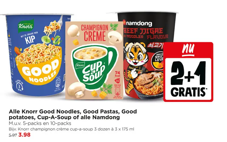 Aanbieding: Diverse Knorr producten, zoals: Good Noodles en Good Pasta