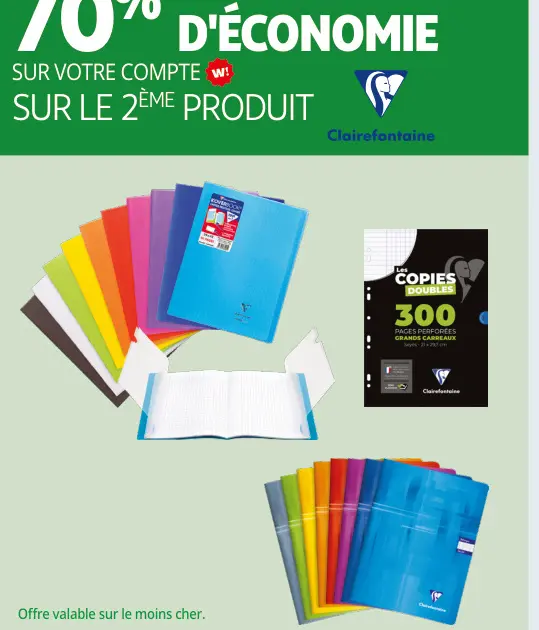 Offre: Copies Doubles