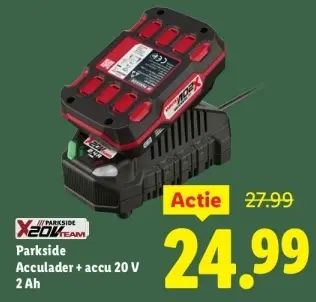Aanbieding: Acculader + accu 20 V