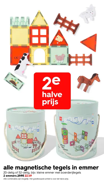 Aanbieding: Alle magnetische tegels in emmer