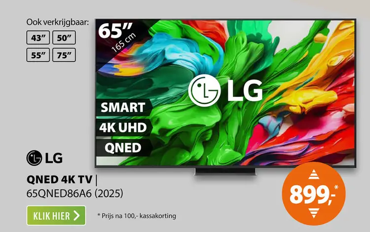 Aanbieding: Qned 4k tv