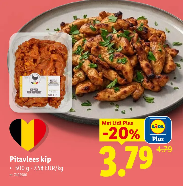 Promotie: Pitavlees kip