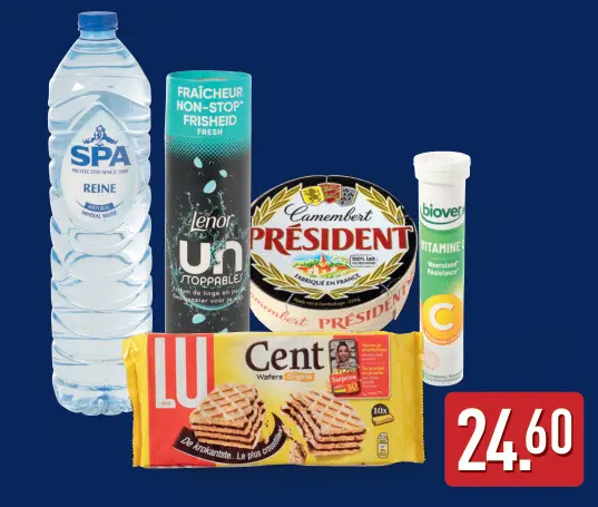 Offre: SPA REINE Natural Mineral Water, Lenor Unstop