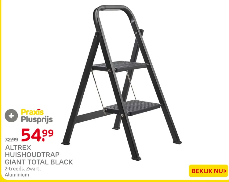 Aanbieding: Huishoudtrap giant total black