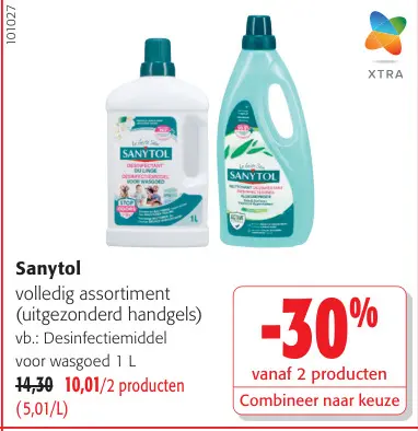 Promotie: Sanyol volledig assortiment