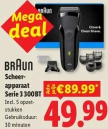 Aanbieding: Scheerapparaat Serie 3 300BT