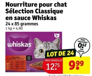Offre: Nourriture pour chat Sélection Classique en sauce Whiskas
