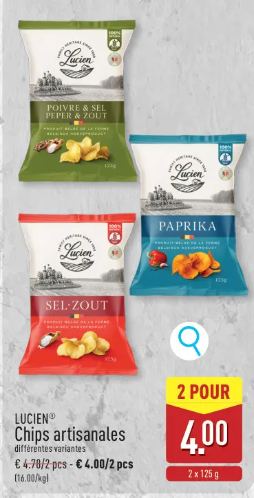 Offre: Chips artisanales