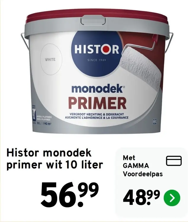 Aanbieding: Monodek primer wit