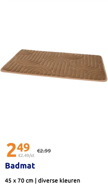 Promotie: Badmat