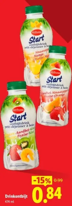 Aanbieding: Start ontbijtdrink