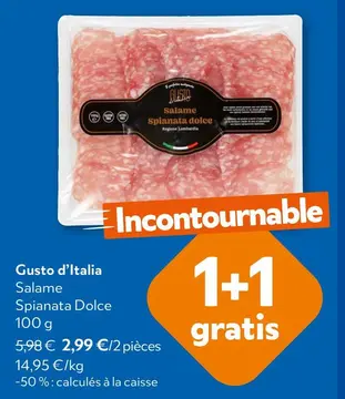 Offre: Salame Spianata Dolce