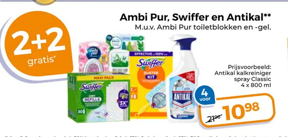 Aanbieding: Ambi Pur, Swiffer en Antikal