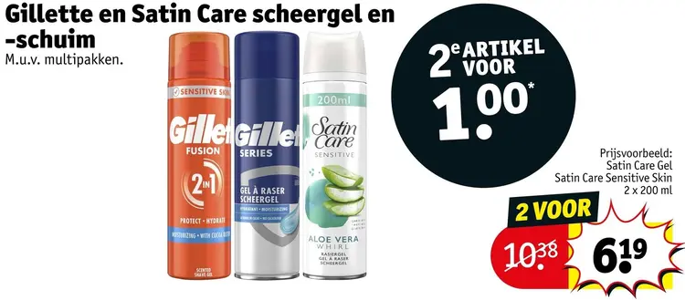 Aanbieding: Scheergel en -schuim