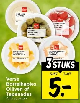 Verse Borrelhapjes, Olijven of Tapenades