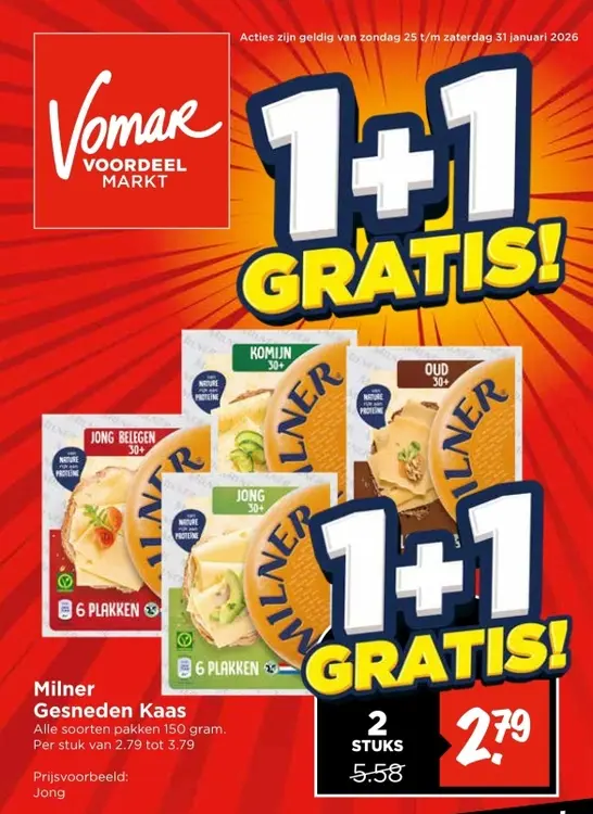 Aanbieding: Gesneden Kaas