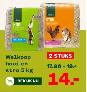 Aanbieding: hooi en stro