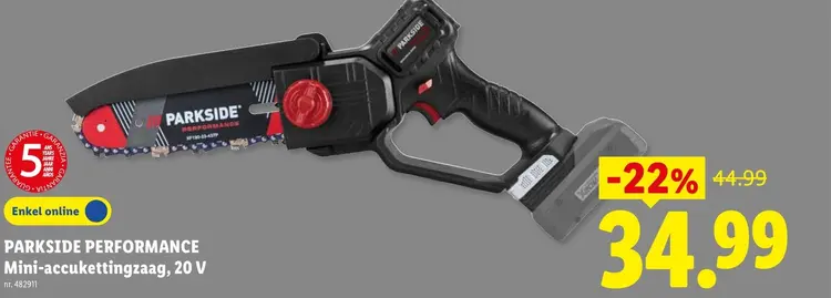 Promotie: Mini-accukettingzaag, 20 V