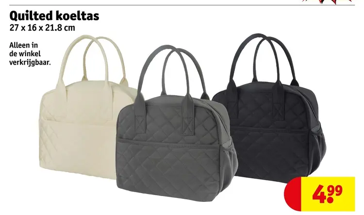 Aanbieding: Quilted koeltas