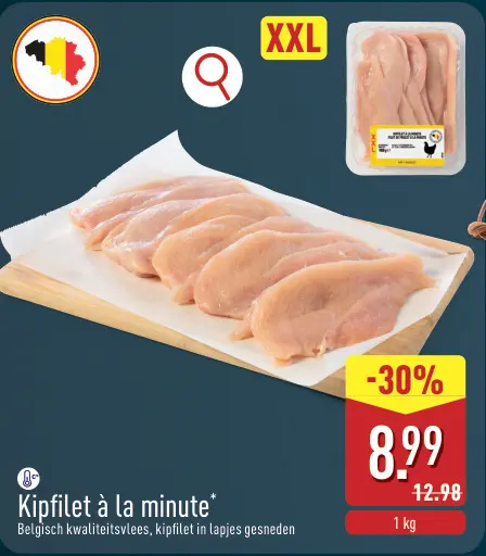 Promotie: Kipfilet à la minute
