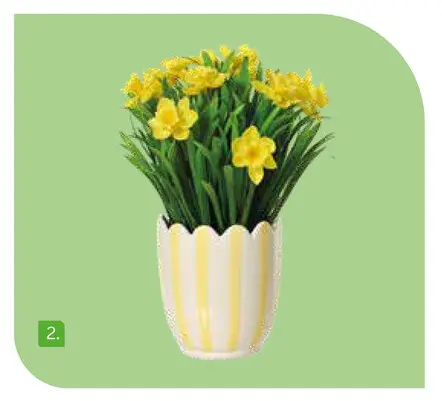 Promotie: Kunstbloemen in pot