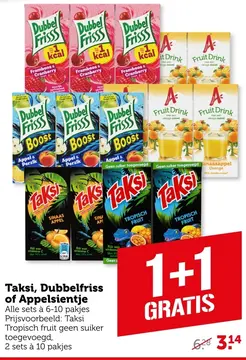 Aanbieding: Taksi, Dubbelfriss of Appelsientje