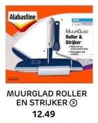 Aanbieding: MUURGLAD ROLLER EN STRIJKER