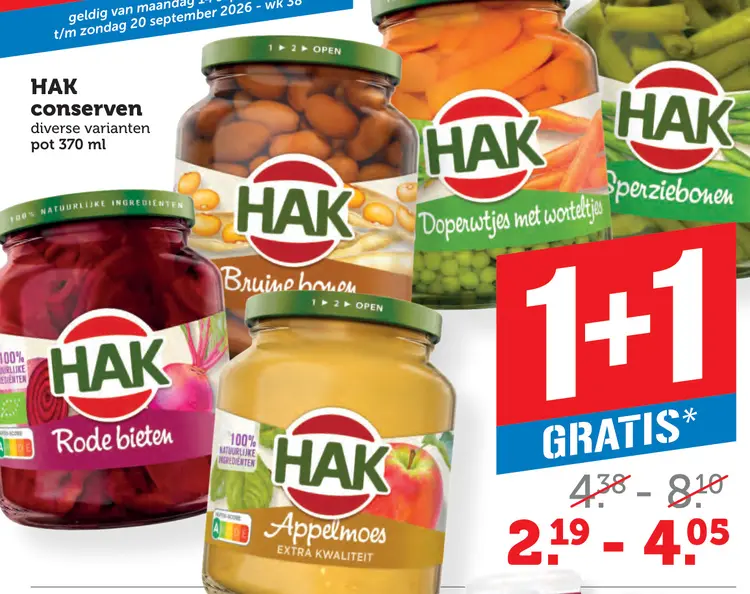 Aanbieding: Conserven