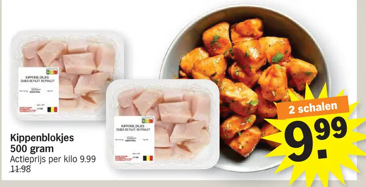 Promotie: Kippenblokjes
