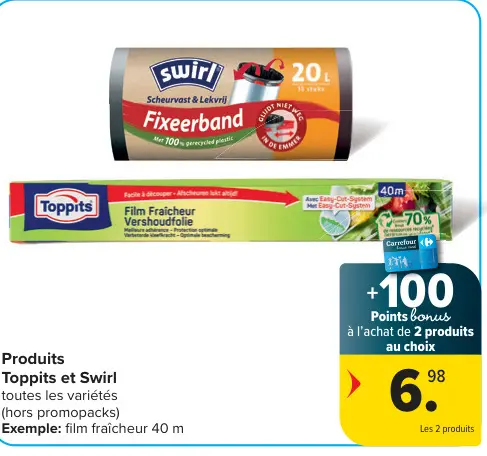 Offre: Toppits et Swirl
