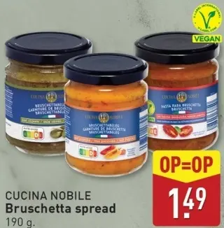 Aanbieding: Cucina Nobile Bruschetta spread