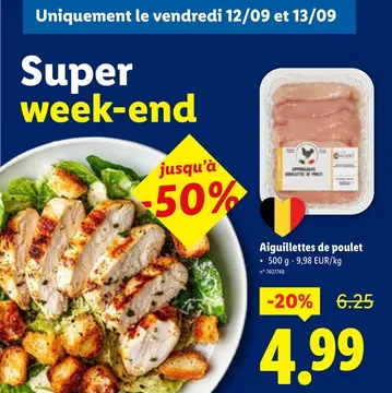 Offre: Aiguillettes de poulet