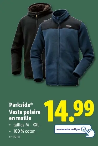 Offre: Veste polaire en maille