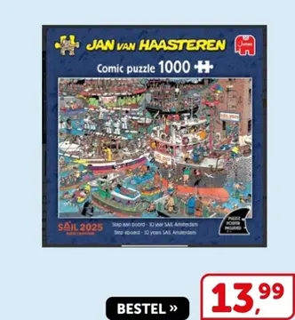 Aanbieding: JAN VAN HAASTEREN Comic puzzle