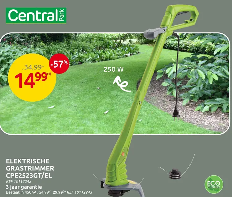 Promotie: Elektrische grastrimmer cpe2523gt/el