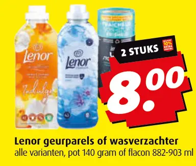 Aanbieding: Lenor geurparels of wasverzachter