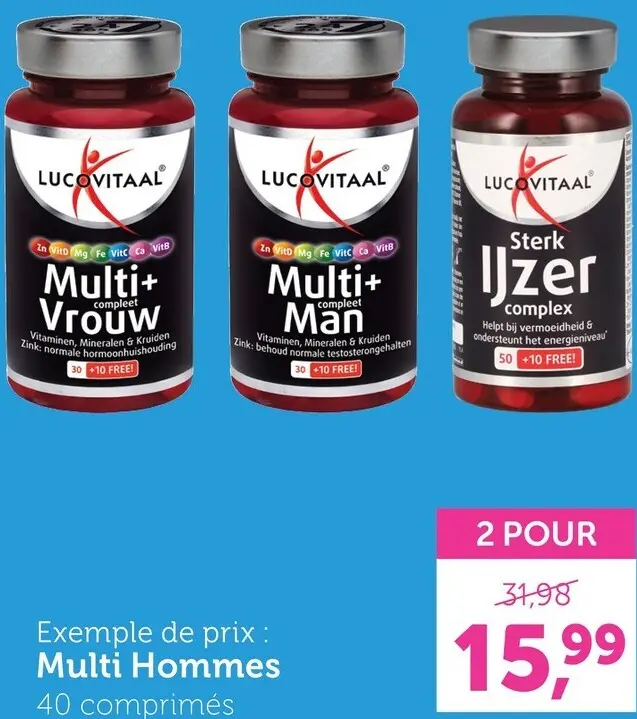 Offre: Multi Vrouw, Multi Man ou Sterk IJzer