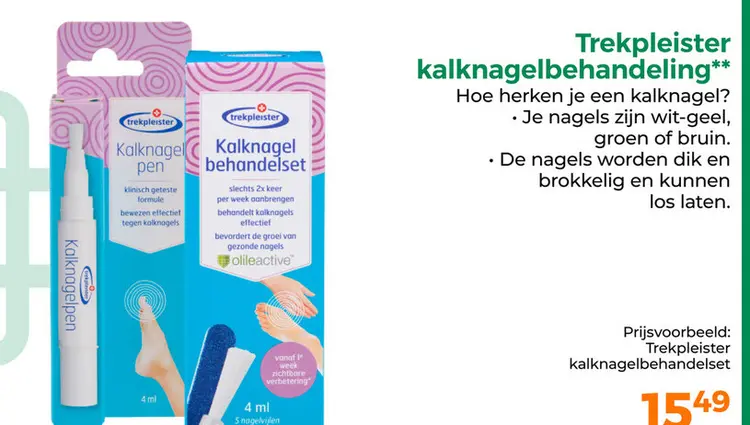 Aanbieding: Trekpleister kalknagelbehandeling