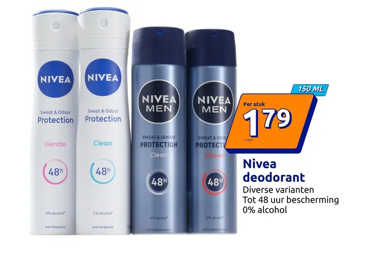 Aanbieding: Nivea deodorant