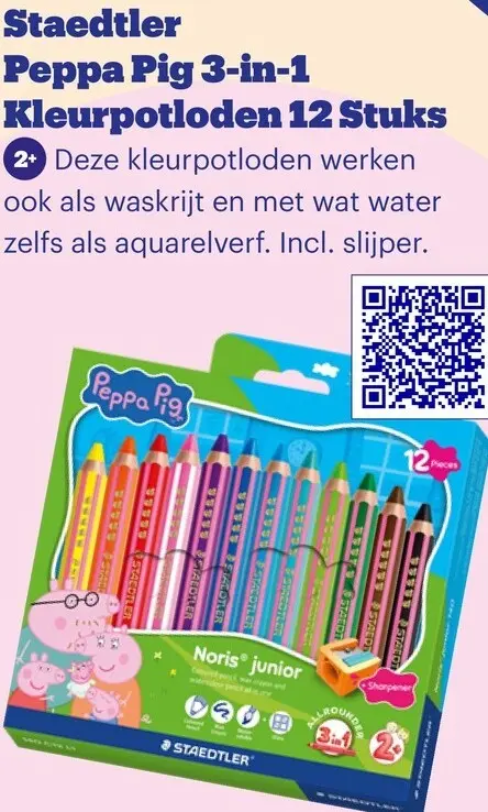 Promotie: Peppa Pig 3-in-1 Kleurpotloden