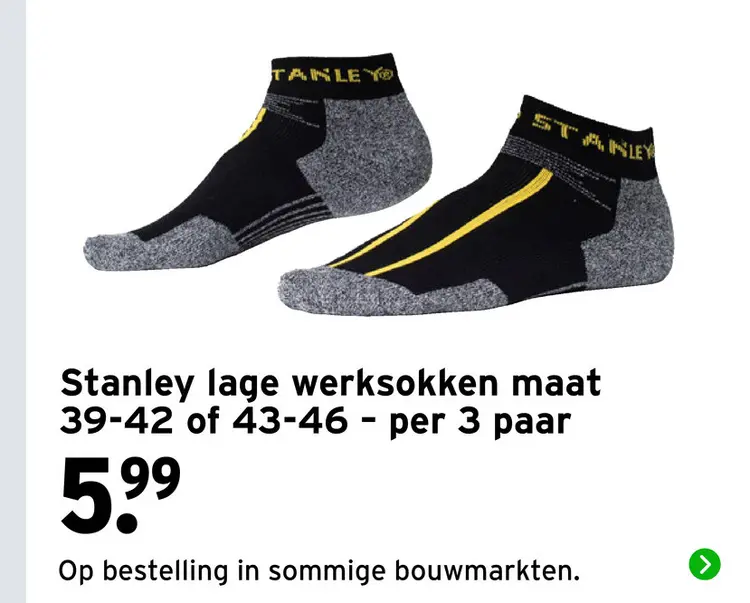 Aanbieding: Lage werksokken
