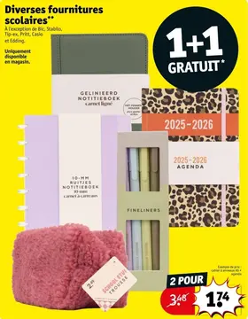 Offre: Diverses fournitures scolaires
