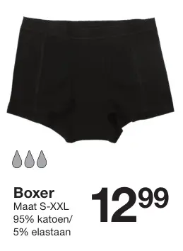 Aanbieding: Boxer menstruatieondergoed